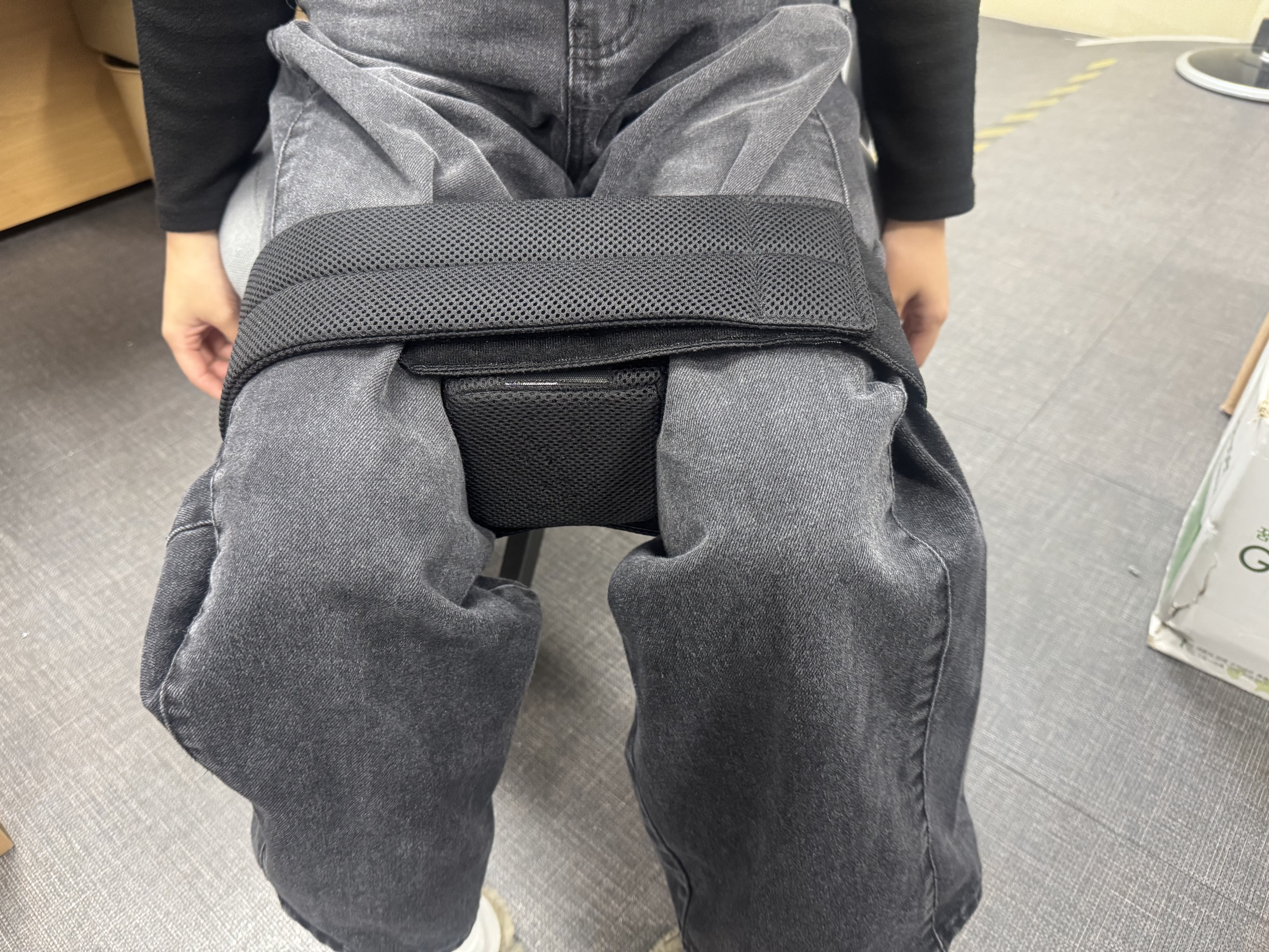 허벅지 쿠션 고정 벨트