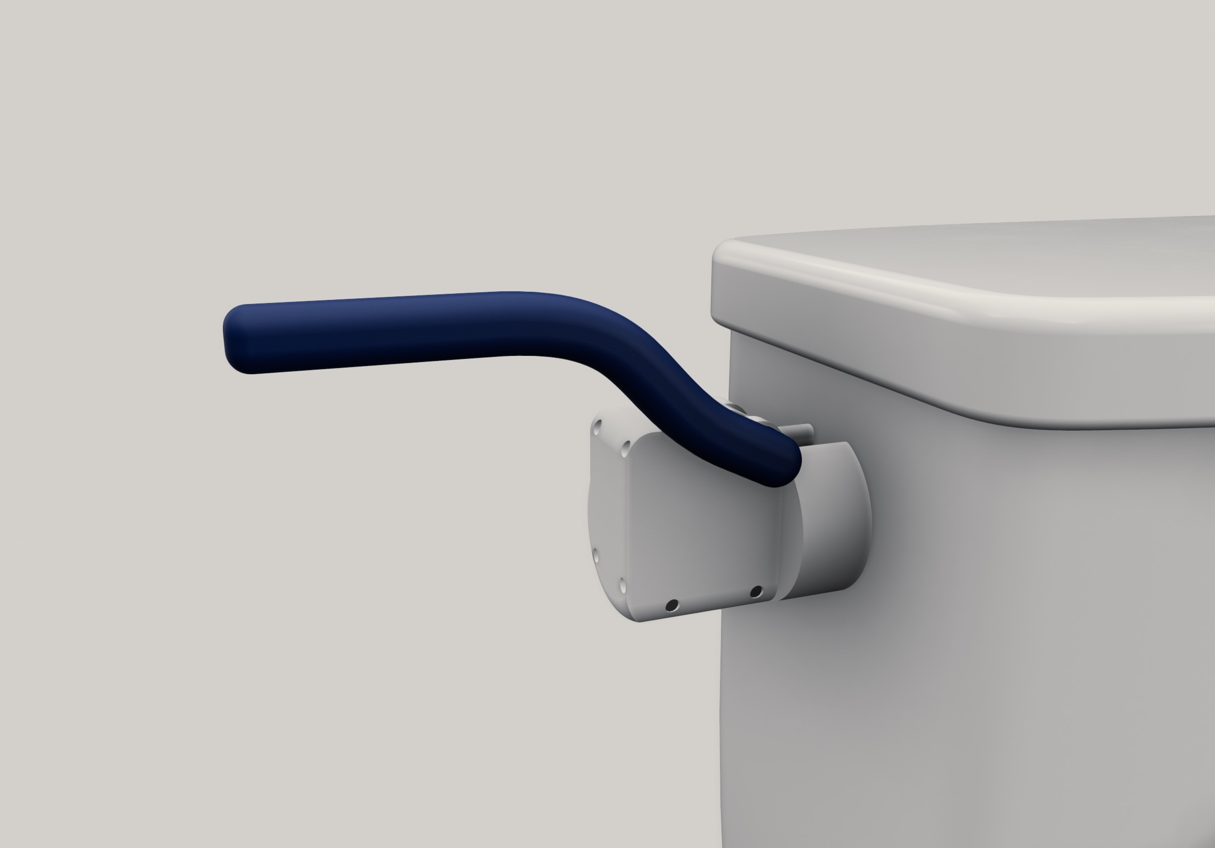 변기 물내림 버튼 손잡이화