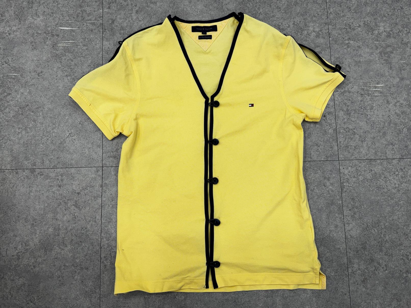 카라티 브이넥 변경 후 트임 및 마감