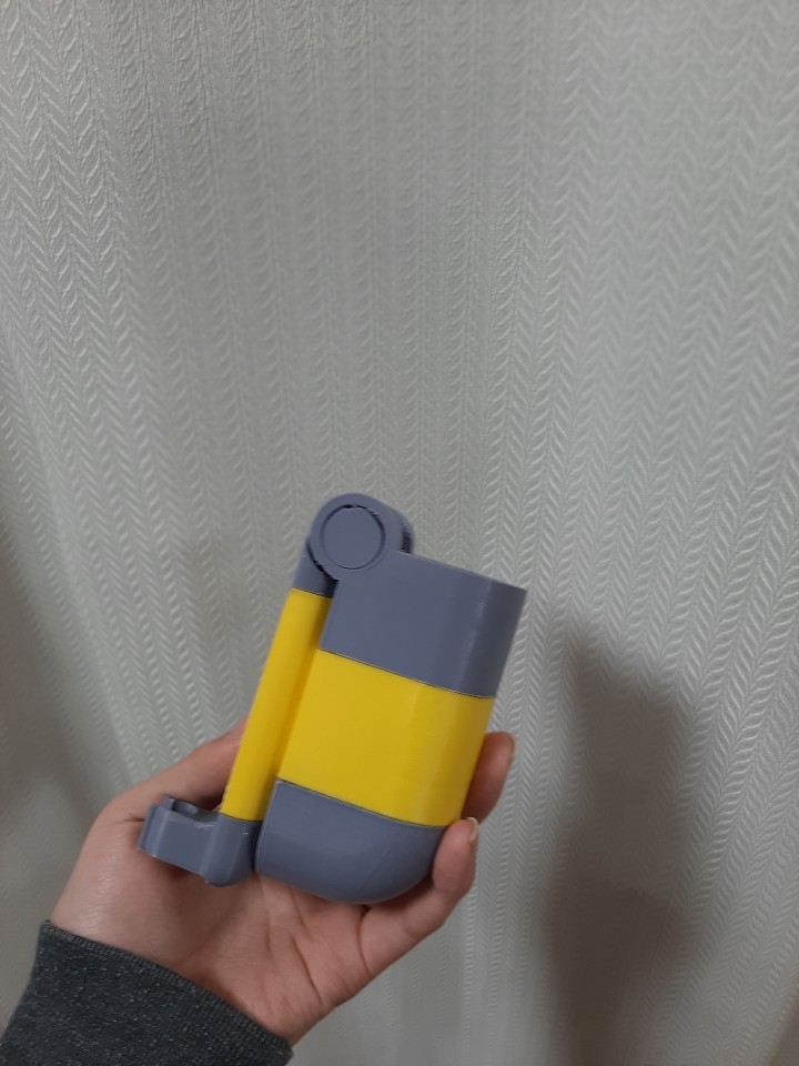 목발 우산 고정 장치